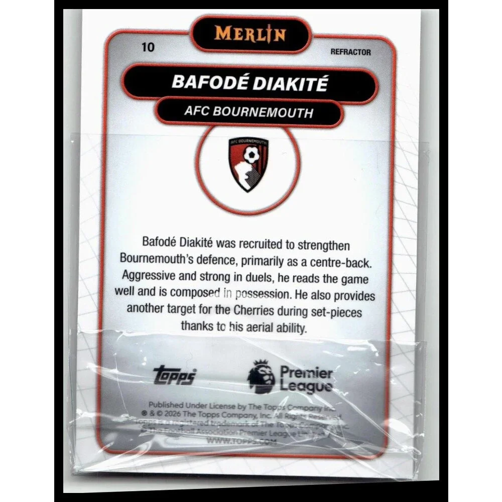 2026 Merlin Premier League #10 Bafodé Diakité Refractor